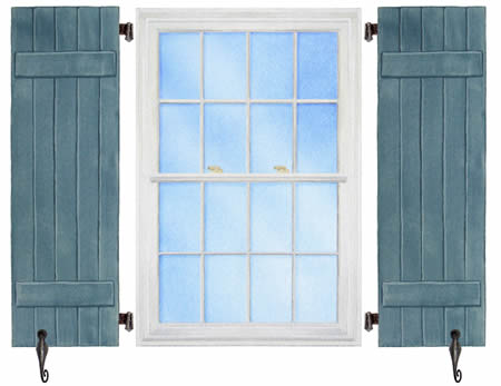Exterior Window Shutter Styles